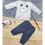 2 Pcs Long Sleeve T-Shirt & Pant Set