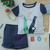 2 Pcs T-Shirt & Short Set