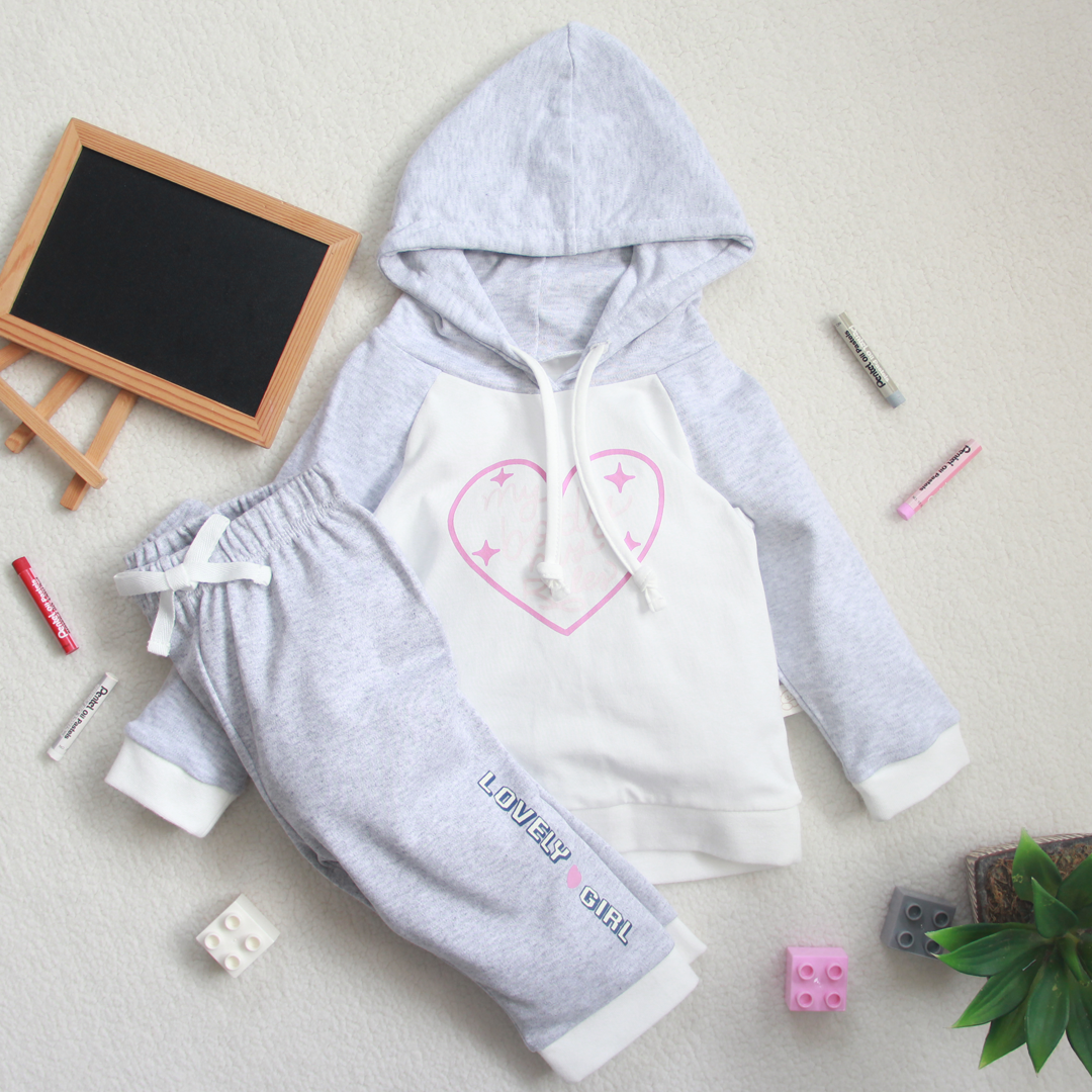 2 Pcs Hoodie & Pant Set