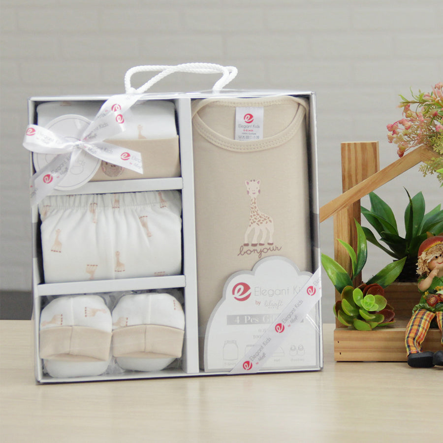 4 Pcs Baby Gift Set