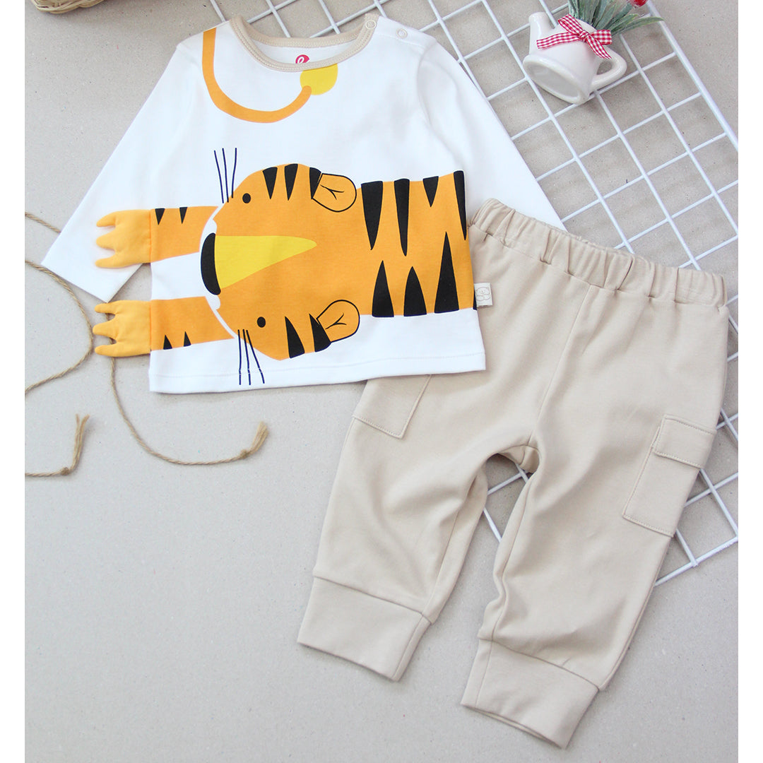 2 Pcs T-Shirt & Pant Set