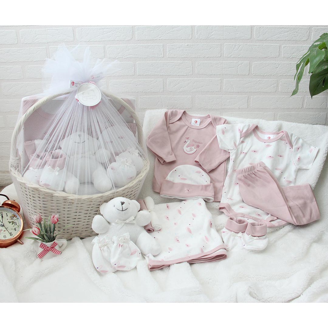 11 Pcs Baby Gift Basket