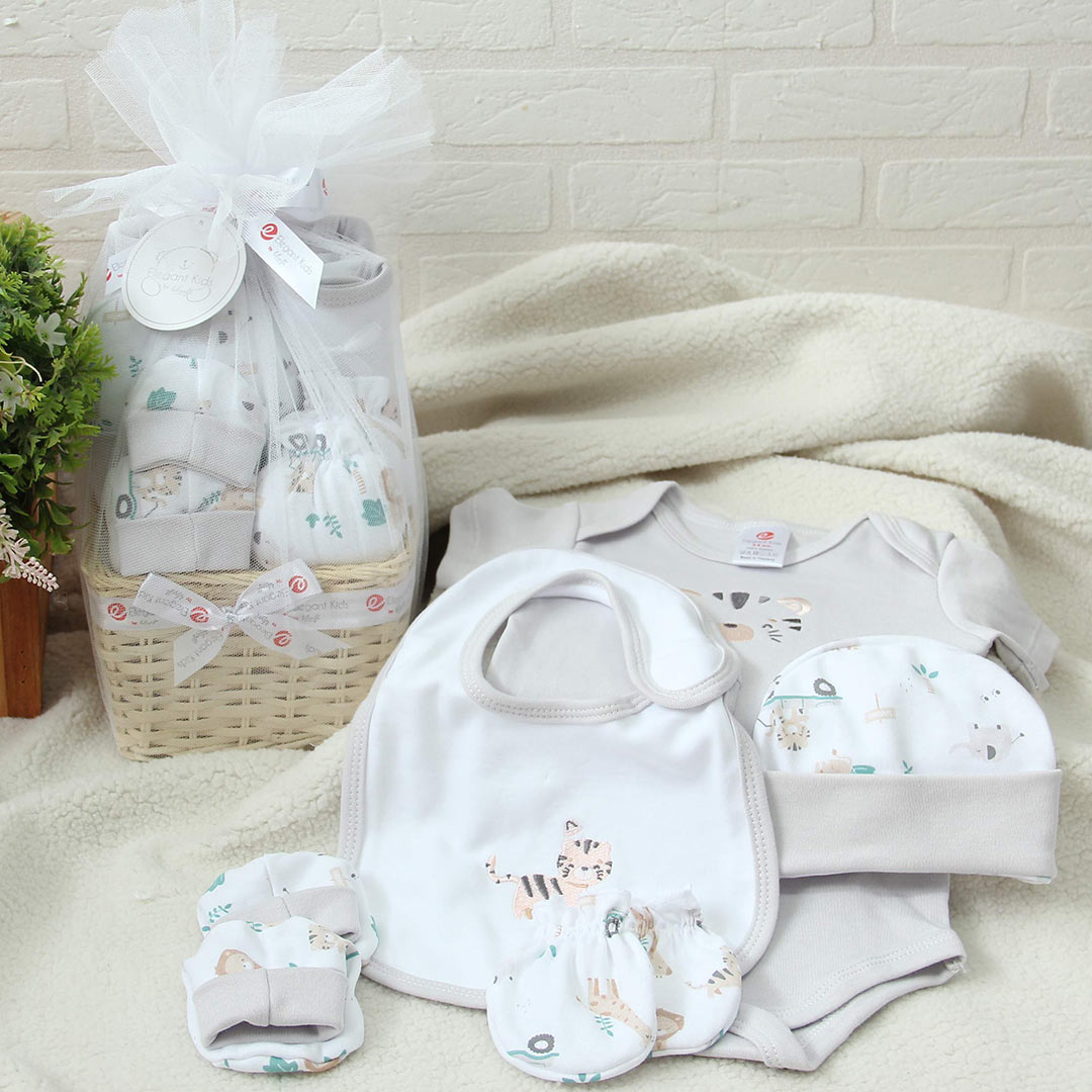 6 Pcs Baby Gift Basket